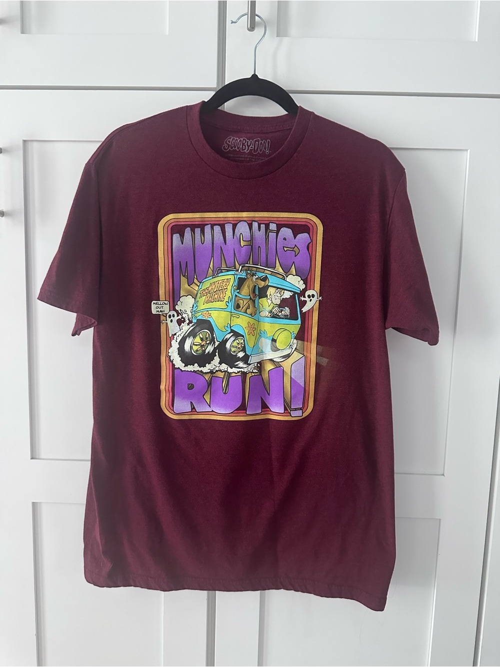 Scooby-Doo Munchies Run! Graphic Tee - Burgundy